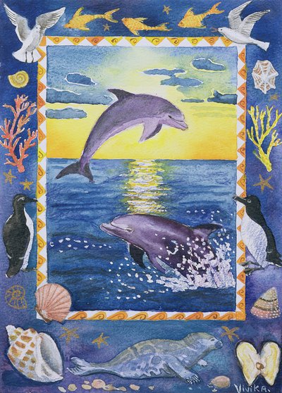 Dolphin by Vivika Alexander